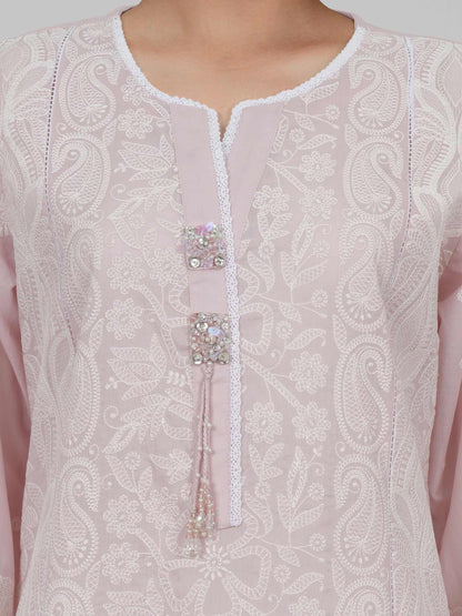 3 Piece Lawn Suit- Embroidered (Pret)