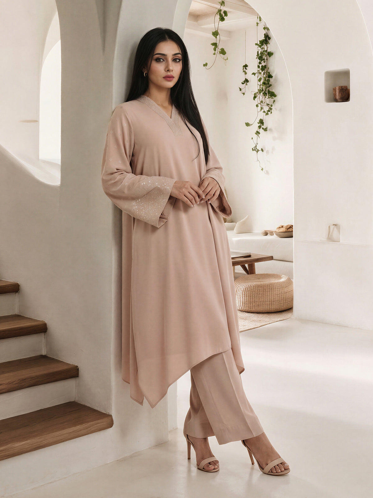 2 Piece Grip Suit- Embroidered (Pret)