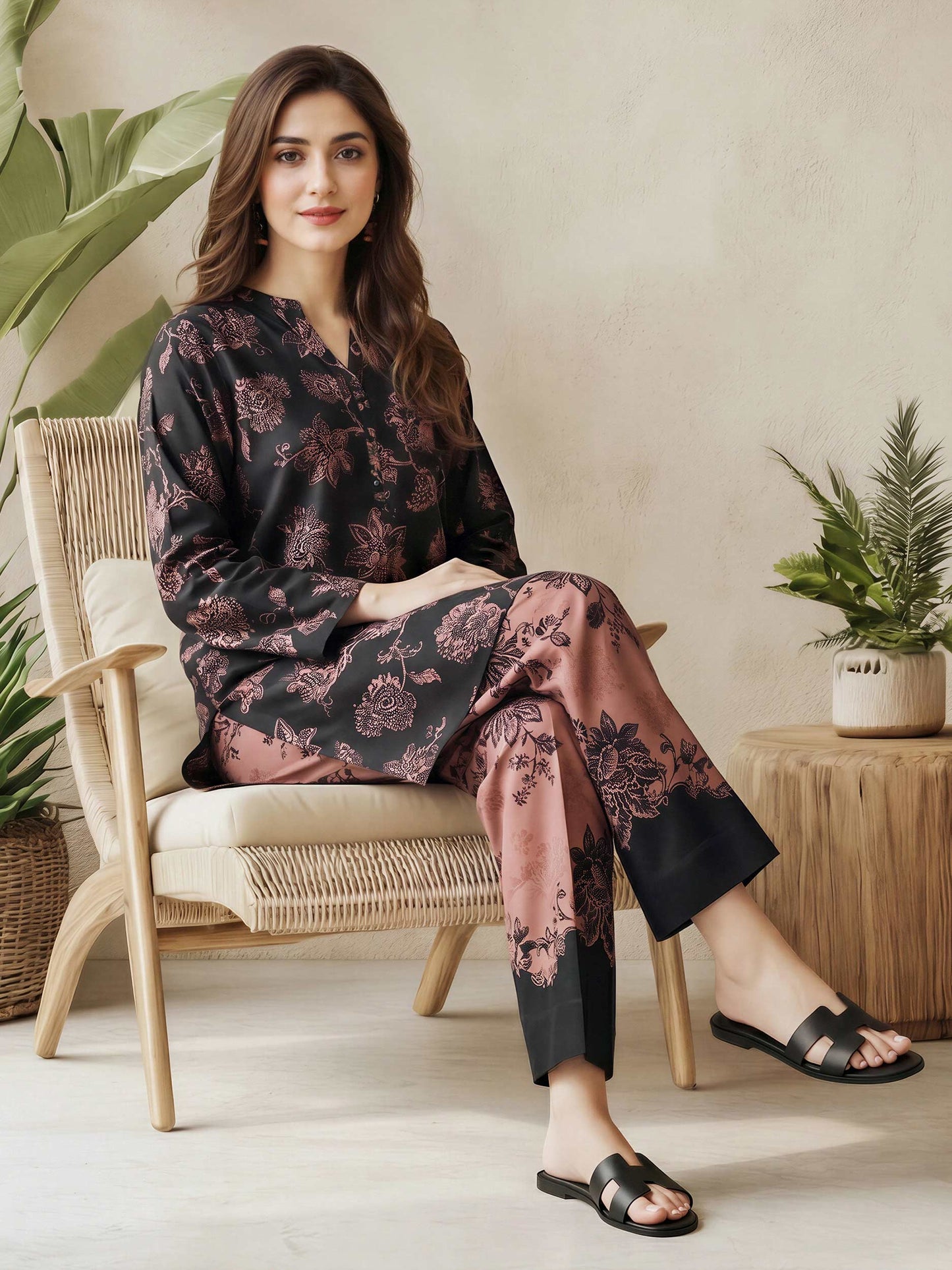 2 Piece Lawn Suit (Pret)