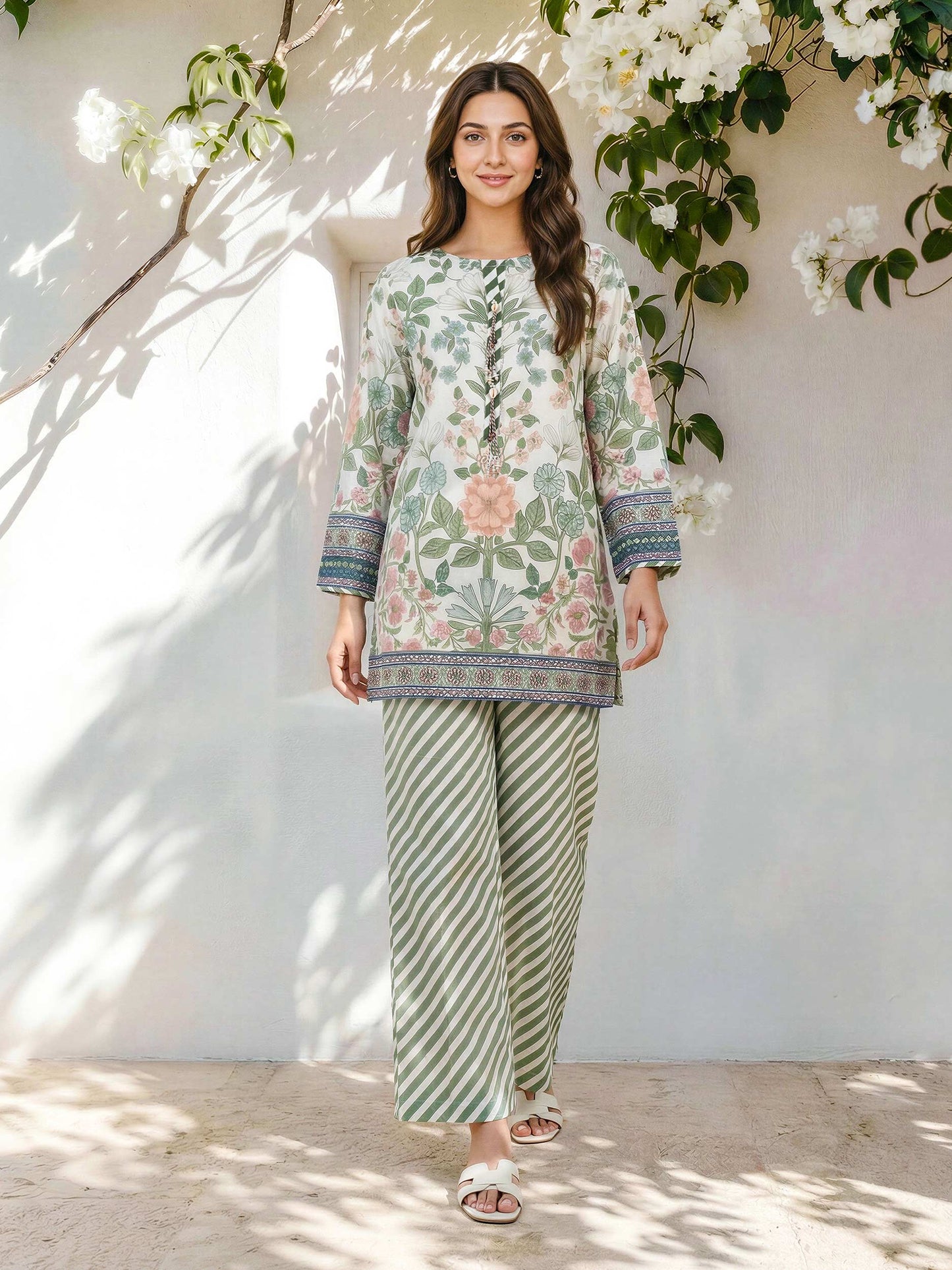 Lawn Slub Co-ord Set