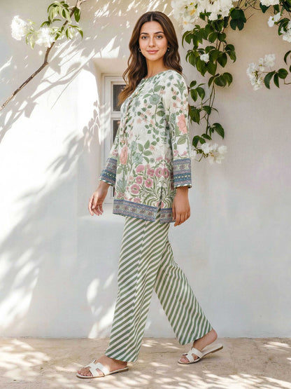 Lawn Slub Co-ord Set