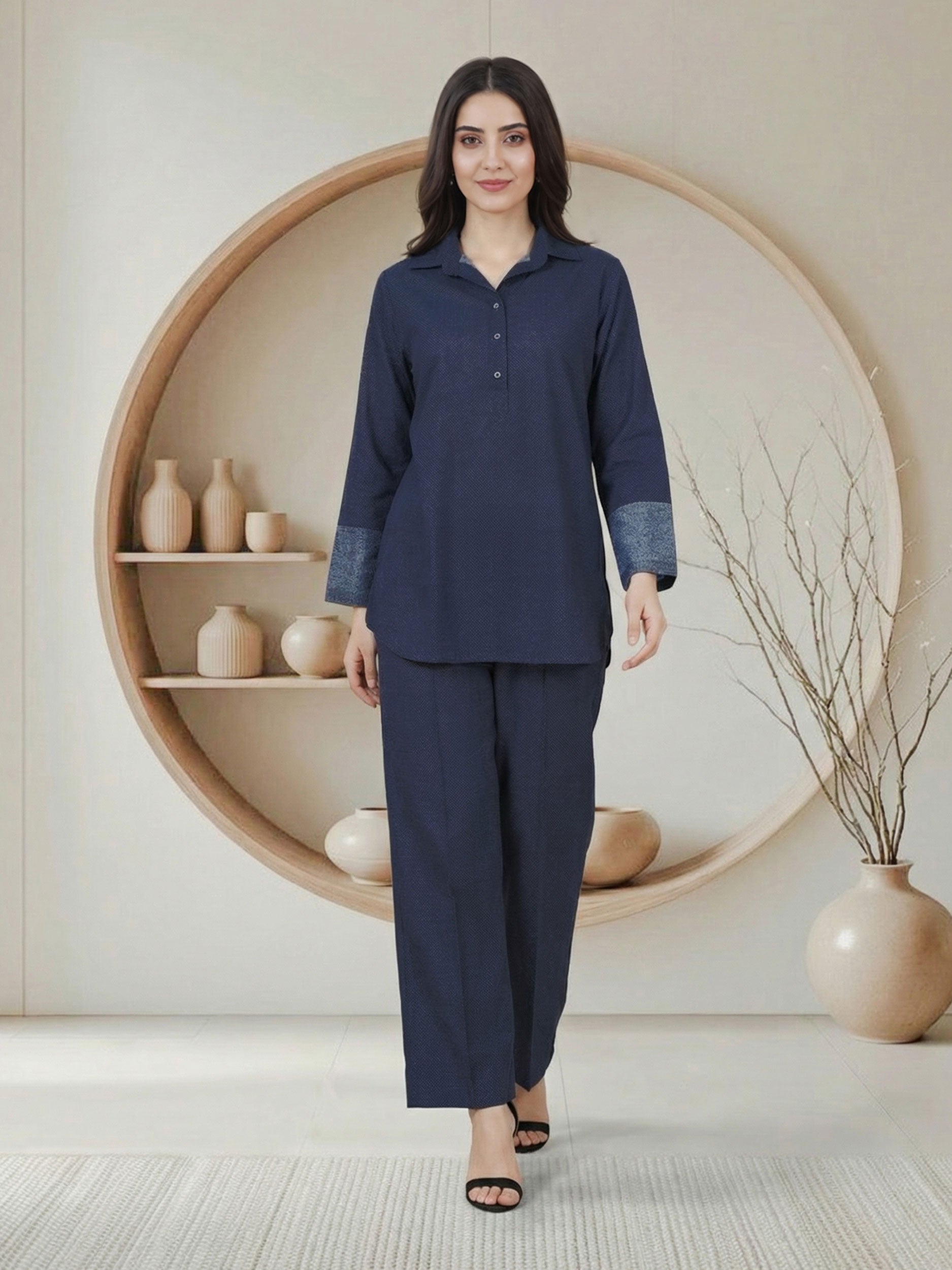 Lawn Slub Co-ord set