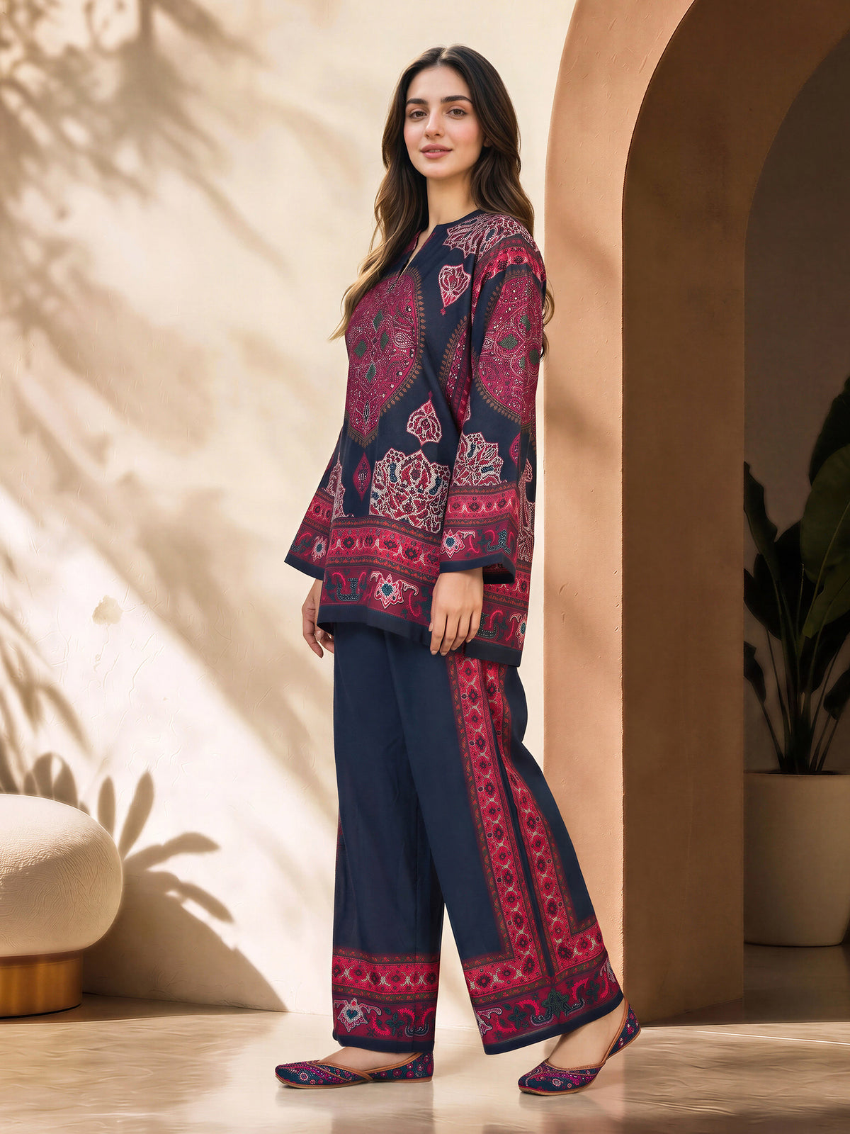 Viscose Cotton Co-ord Set