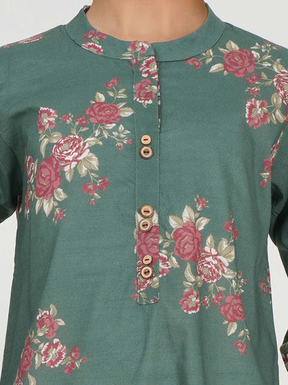 2 Piece Lawn Slub Suit (Pret)