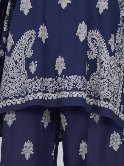 Viscose Co-ord Set- Embroidered