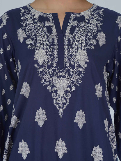 Viscose Co-ord Set- Embroidered