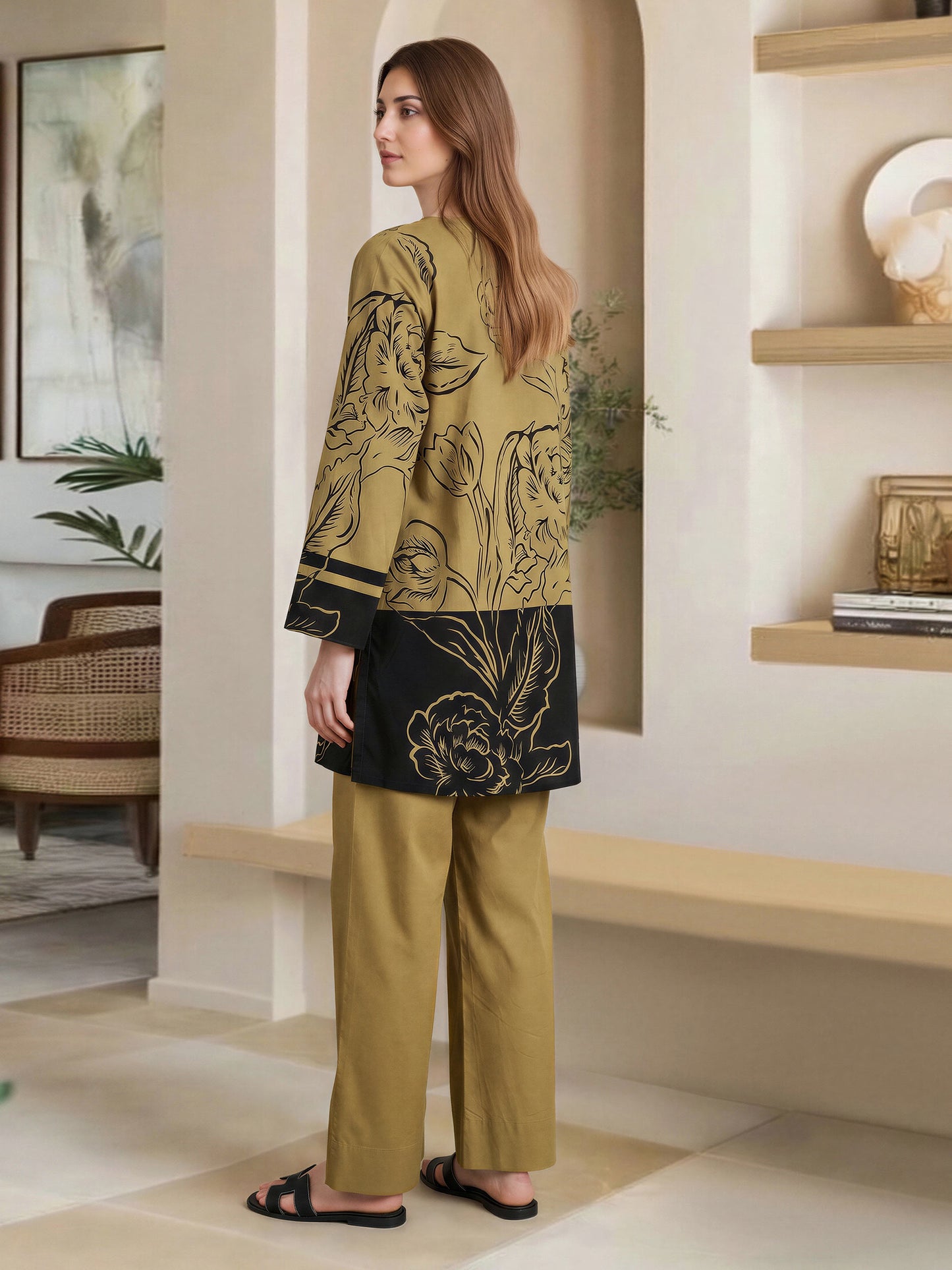 Lawn Slub Co-ord Set