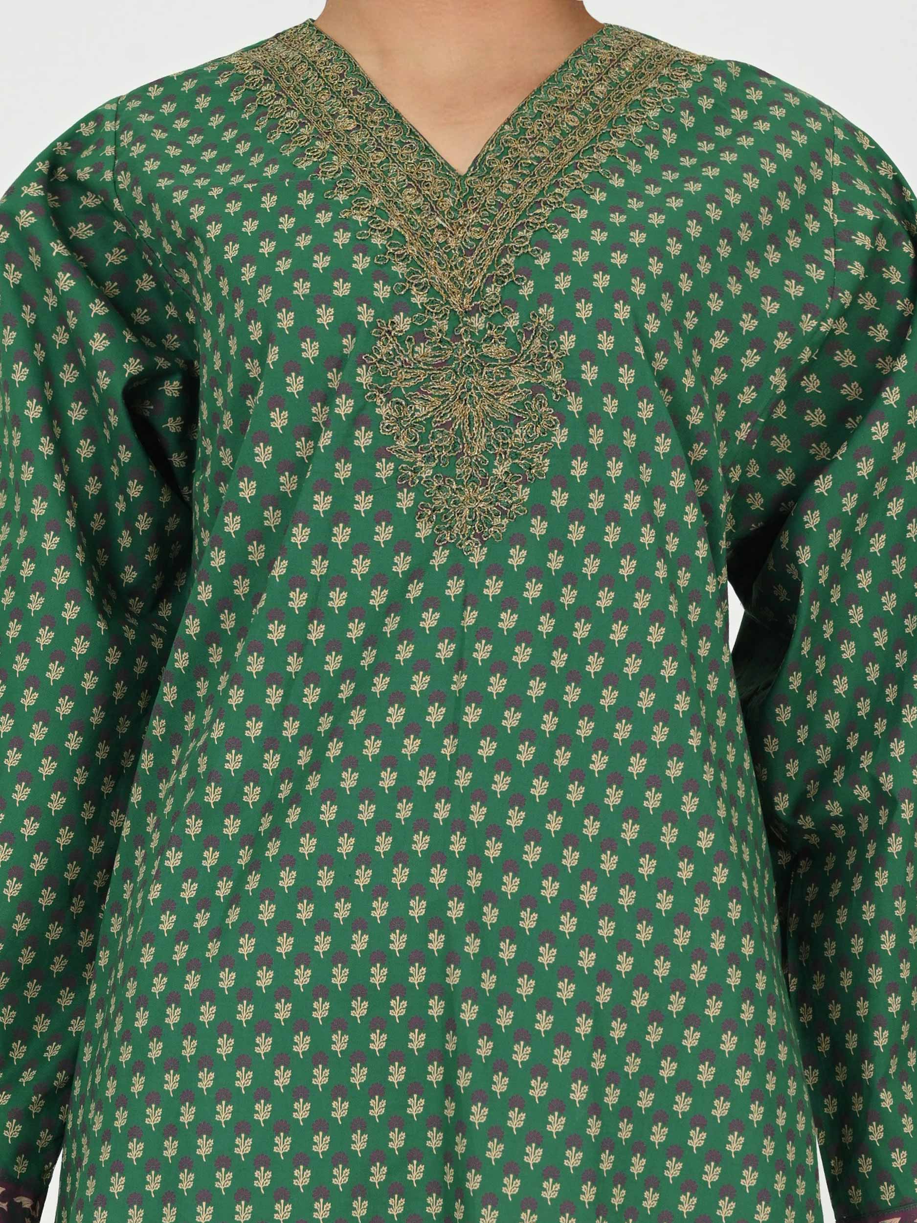 Lawn Kurti- Embroidered (Pret)