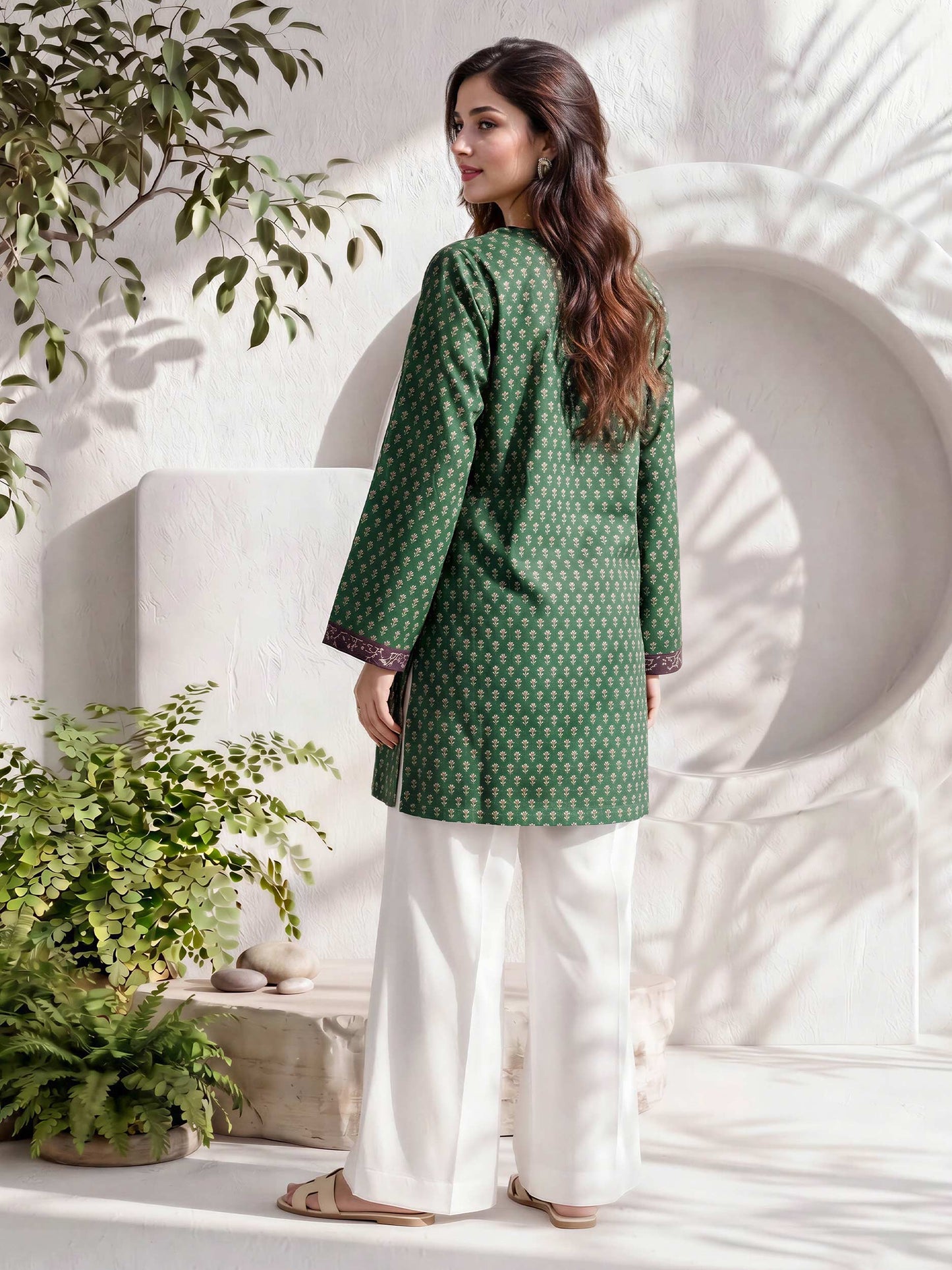 Lawn Kurti- Embroidered (Pret)
