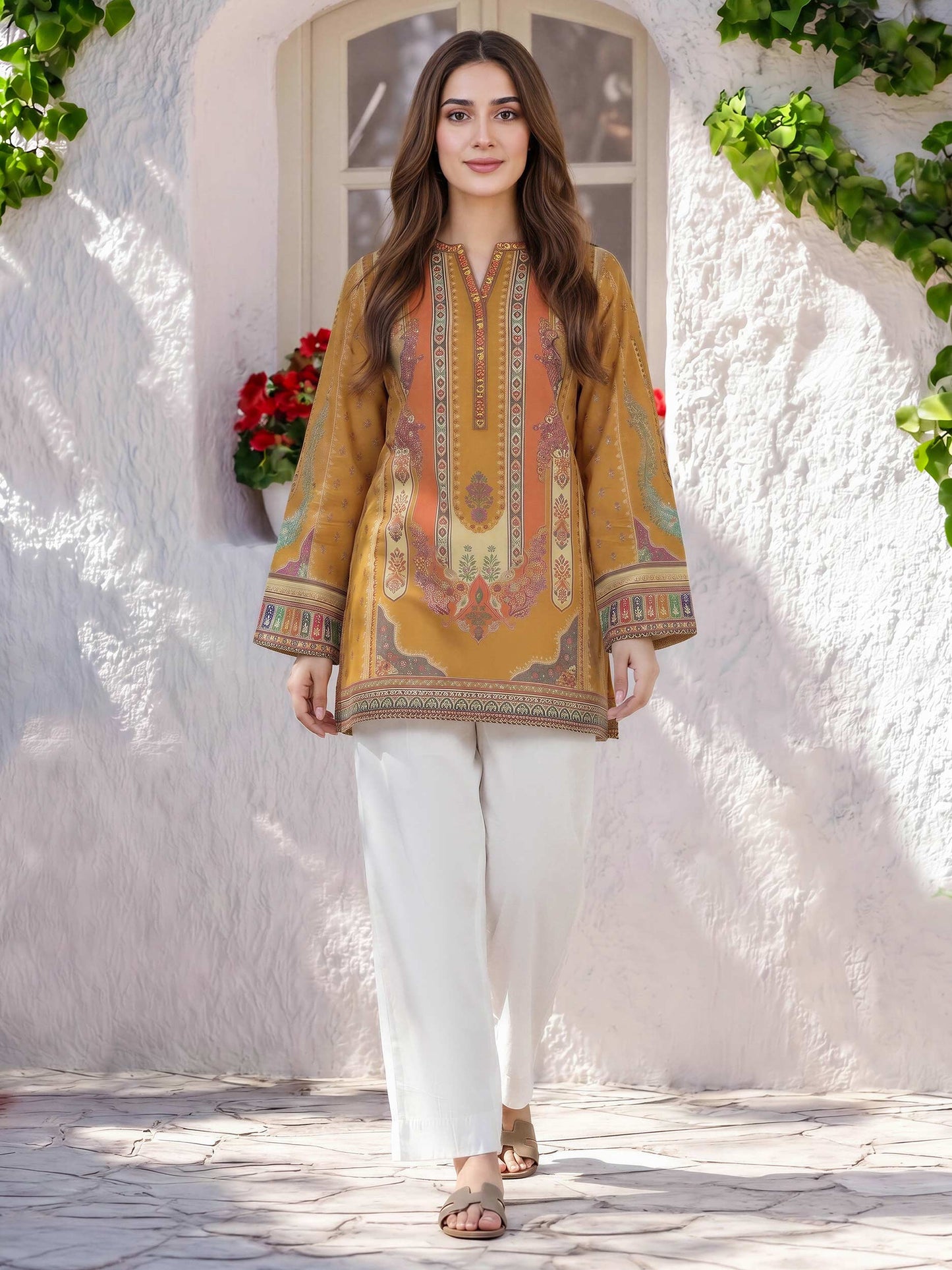 Lawn Kurti- Embroidered (Pret)