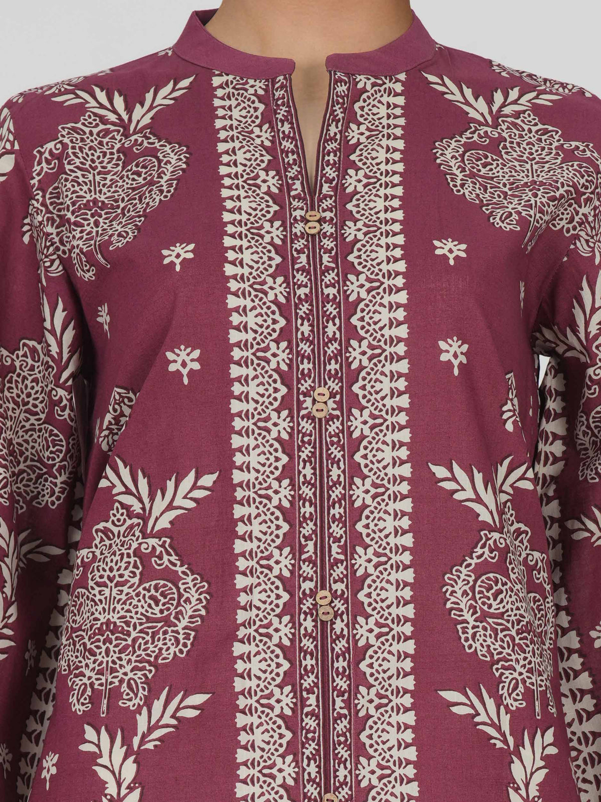 Lawn Slub Kurti (Pret)