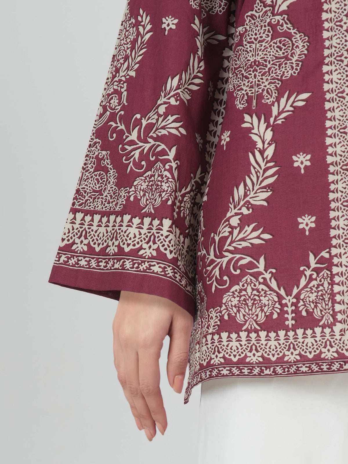 Lawn Slub Kurti (Pret)