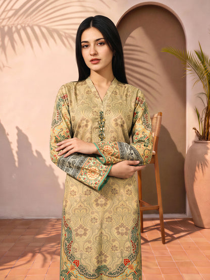 2 Piece Silk Suit- Embellished (Pret)