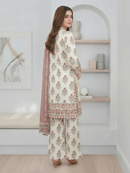 3 Piece Silk Suit- (Pret)