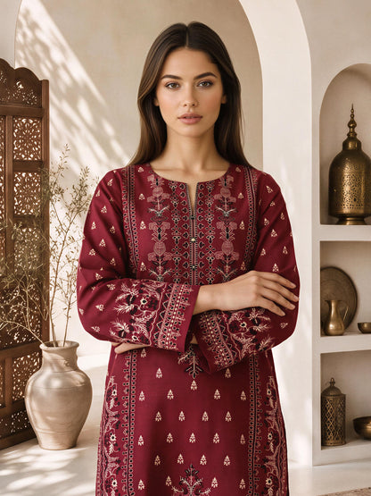 2 Piece Slub Khaddar Suit (Pret)