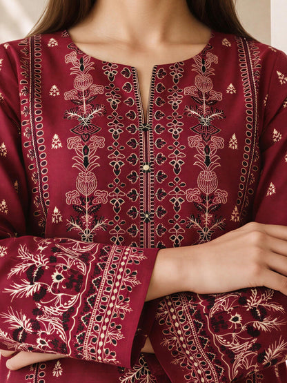 2 Piece Slub Khaddar Suit (Pret)