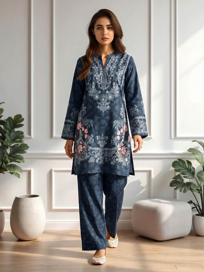 2 Piece Silk Suit (Pret)