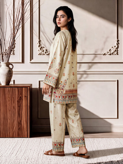 Silk Co-ord Set- Embroidered