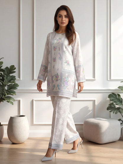 Silk Co-ord Set- Embellished