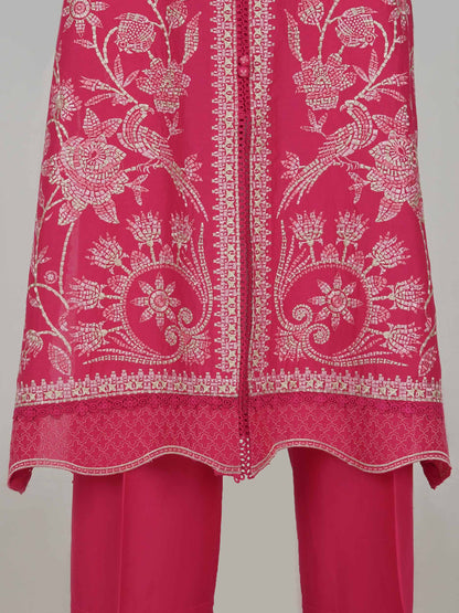 3 Piece Lawn Suit- Embroidered (Pret)
