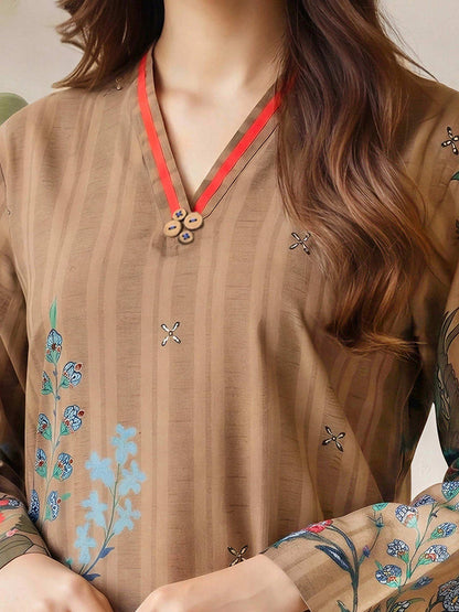 2 Piece Viscose Cotton Suit (Pret)