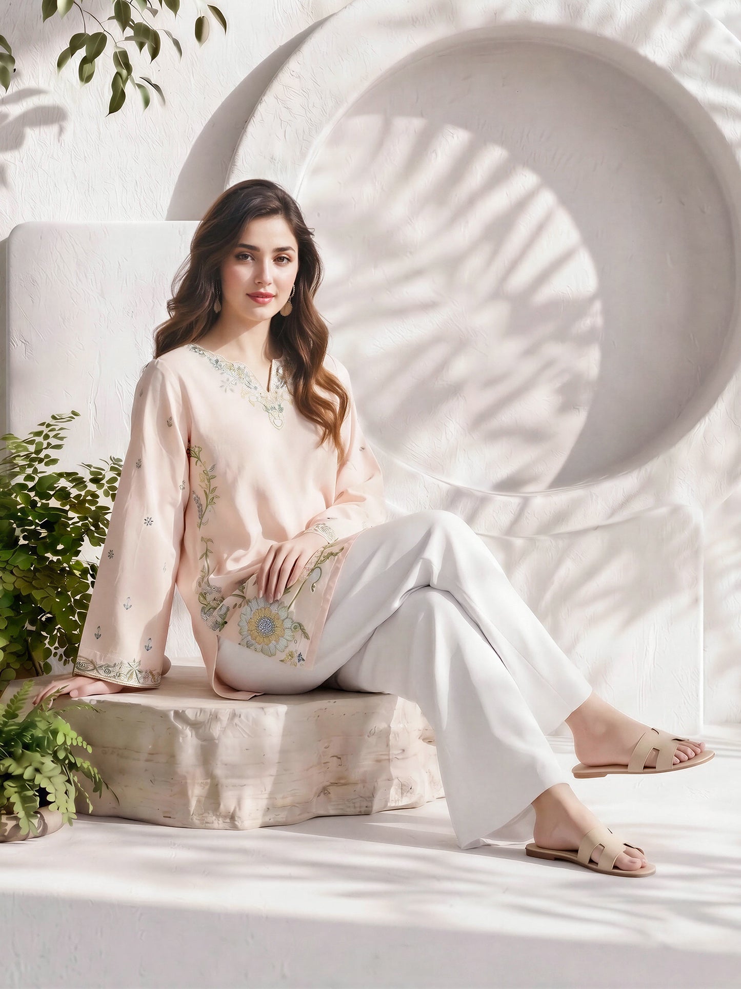 Lawn Kurti- Embroidered (Pret)