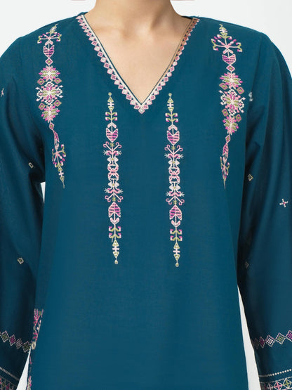 Lawn Kurti- Embroidered (Pret)