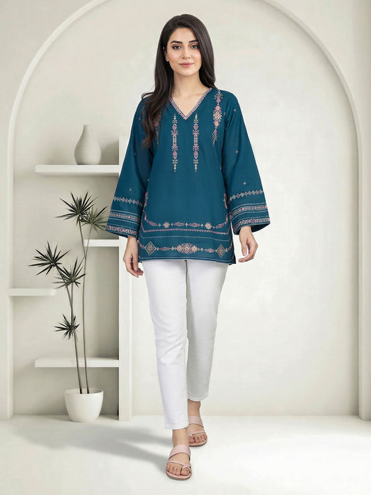 Lawn Kurti- Embroidered (Pret) price in Pakistan