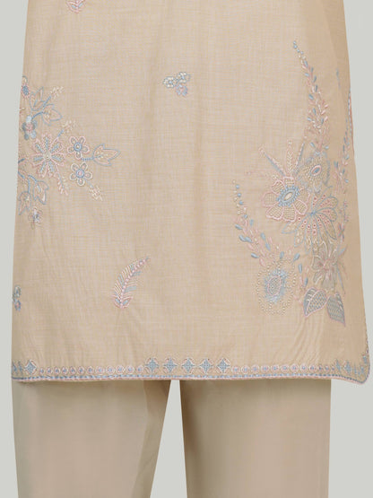 Yarn Dyed Kurti- Embroidered