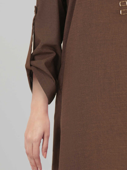 2 Piece Jacquard Yarn Dyed Suit (Pret)