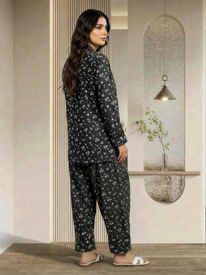 Silk Co-ord set- Embroidered