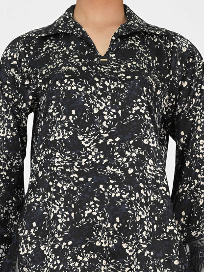 Silk Kurti- Embroidered (Pret)