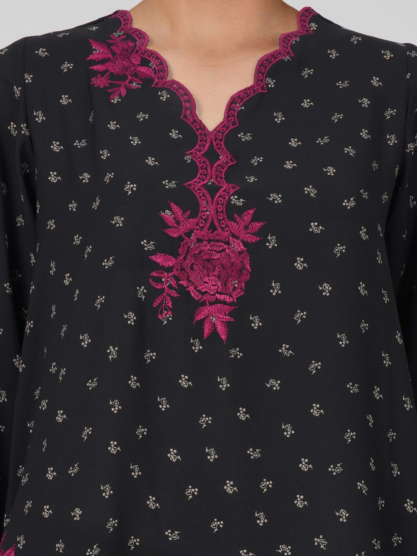 2 Piece Grip Suit- Embroidered (Pret)