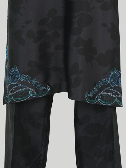2 Piece Silk Suit- Embroidered (Pret)
