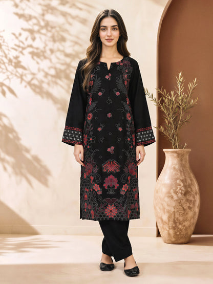 2 Piece Silk Suit- Embroidered (Pret)