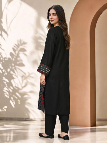 2 Piece Silk Suit- Embroidered (Pret)