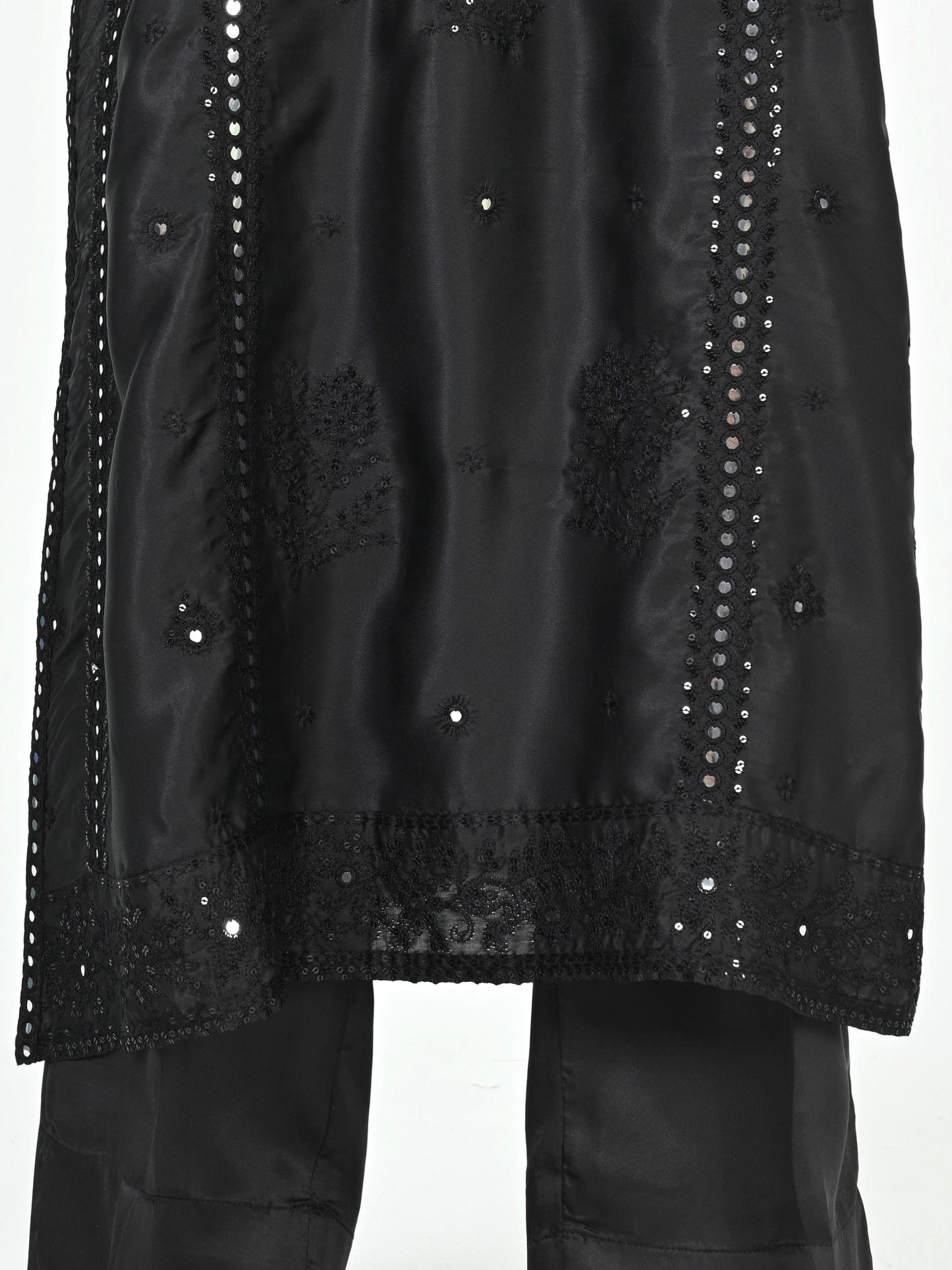 2 Piece Silk Suit- Embroidered (Pret)