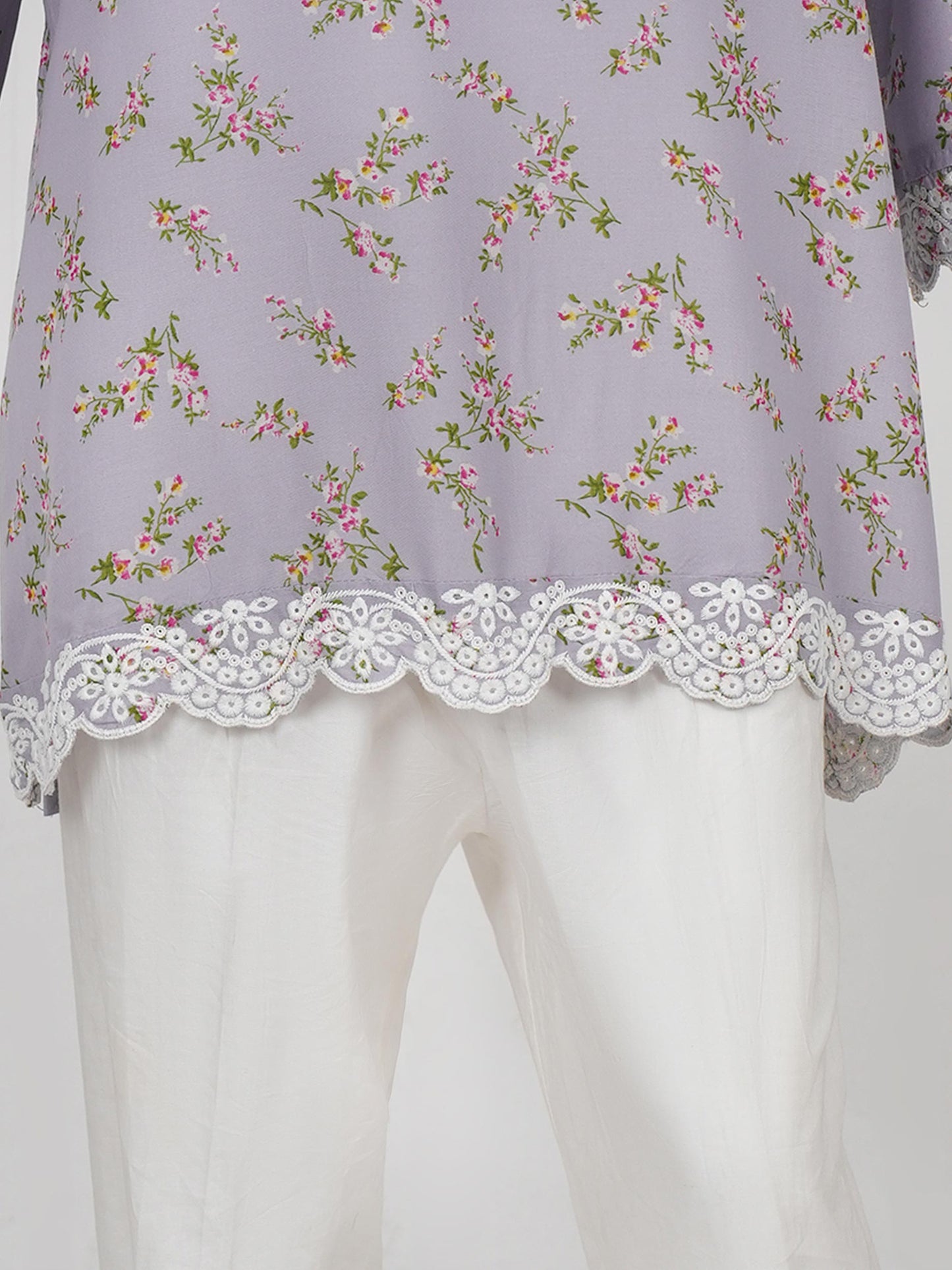 Viscose Kurti- Embroidered (Pret)