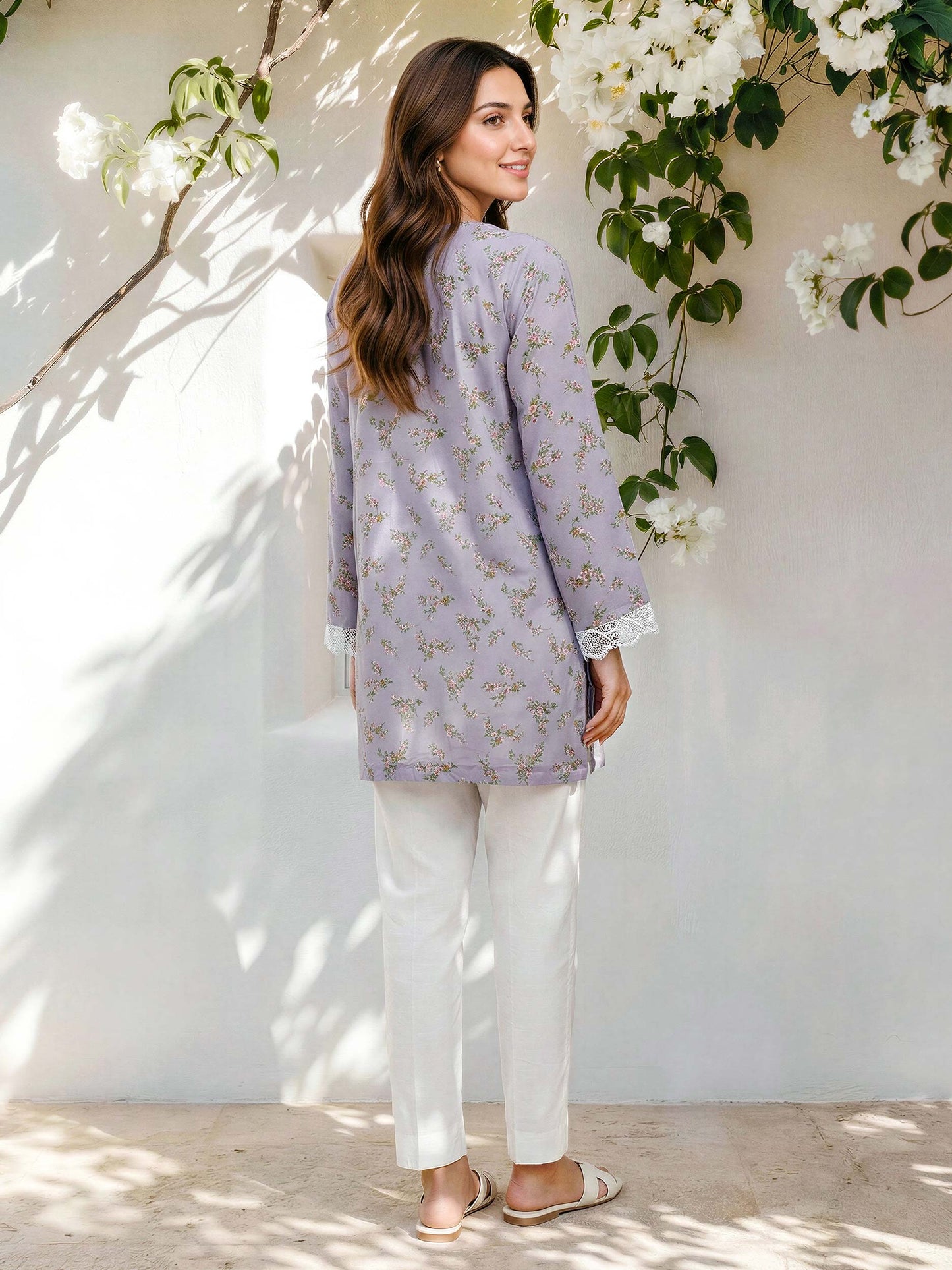 Viscose Kurti- Embroidered (Pret)