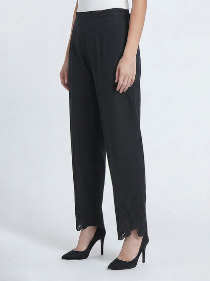 Cambric Trousers- Embroidered (Pret)