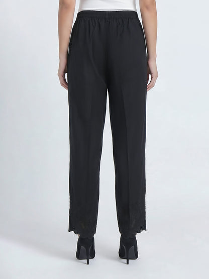 Cambric Trousers- Embroidered (Pret)