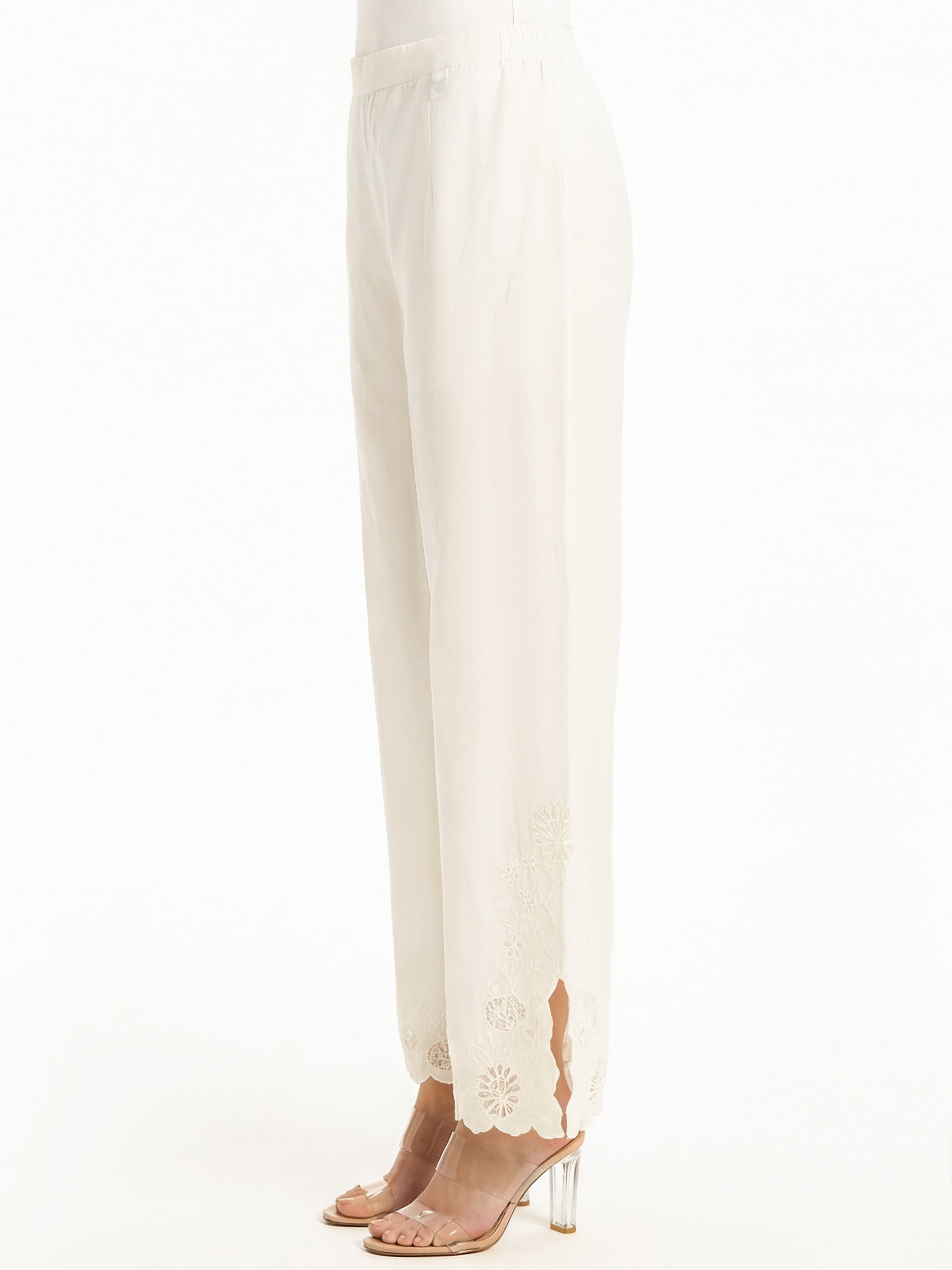 Cambric Trousers- Embroidered (Pret)