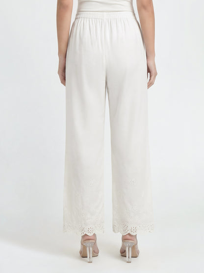 Cambric Trousers- Embroidered (Pret)