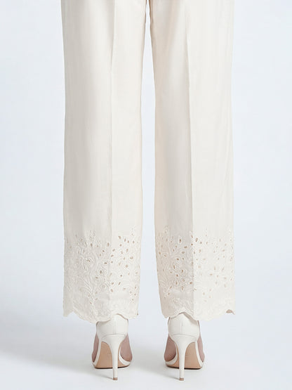 Cambric Trousers- Embroidered (Pret)