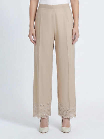 Cambric Trousers- Embroidered (Pret)