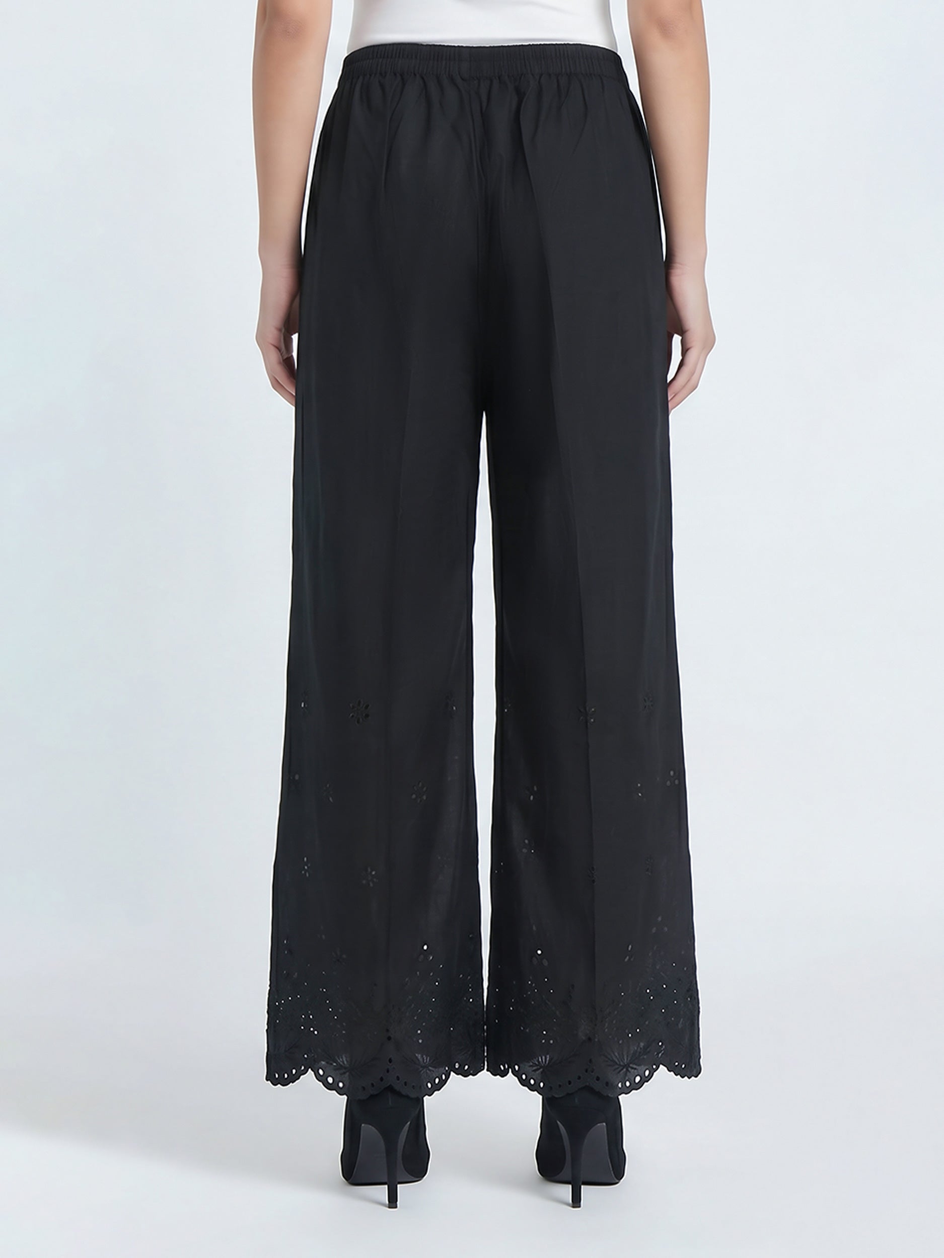 Cambric Trousers- Embroidered (Pret)