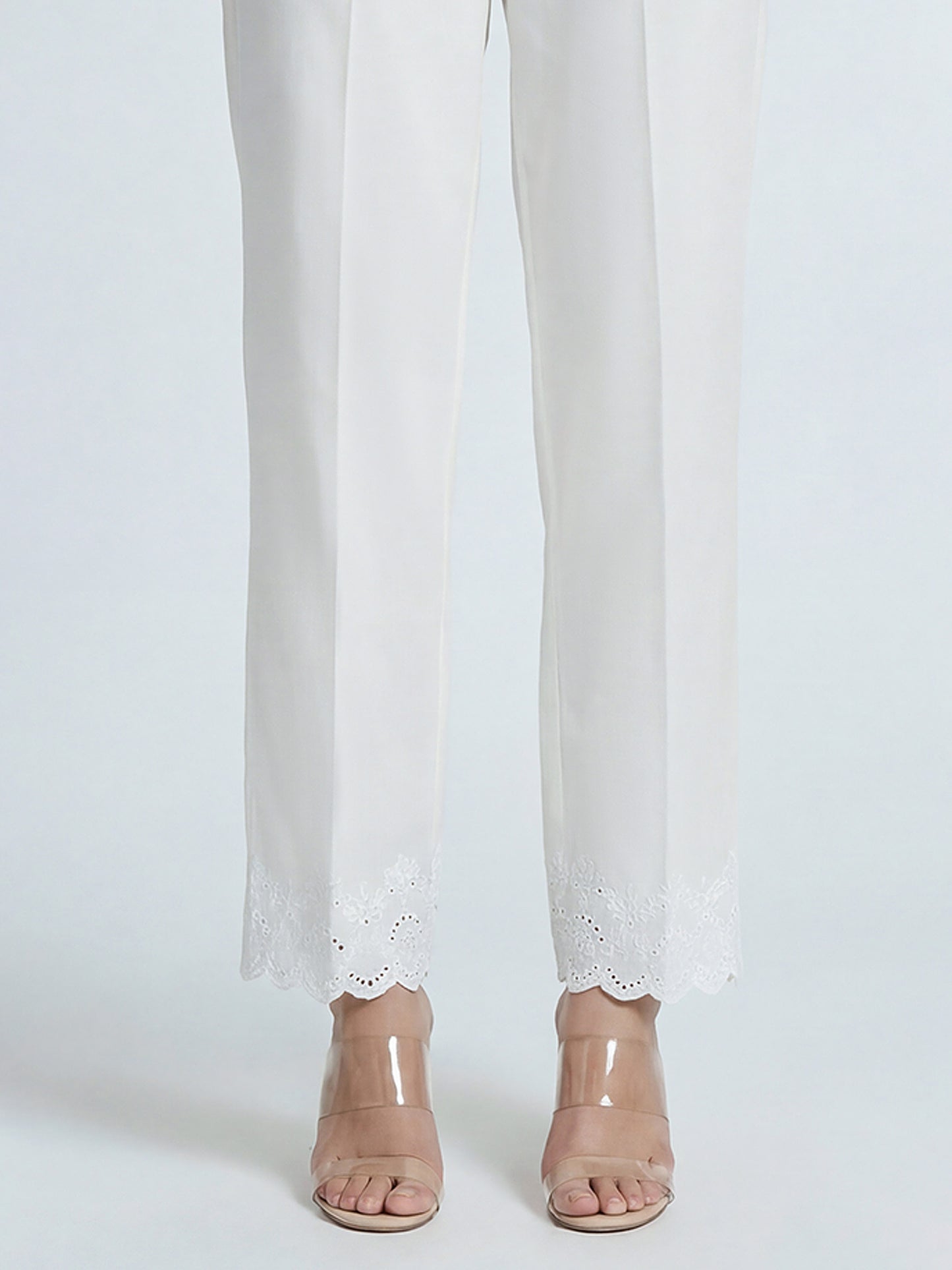 Cambric Trousers- Embroidered (Pret)