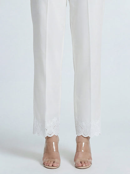 Cambric Trousers- Embroidered (Pret)