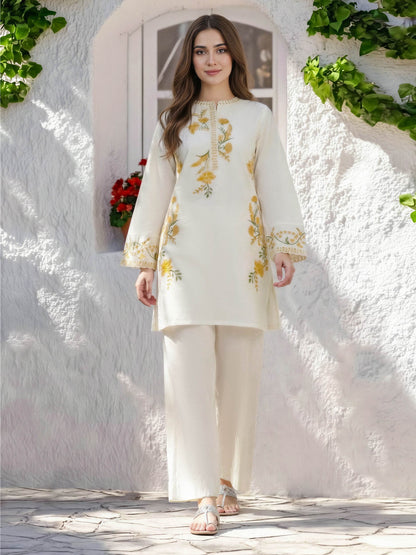 Lawn Shirt- Embroidered (Pret)