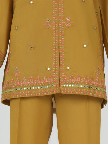 Lawn Co-ord Set- Embroidered